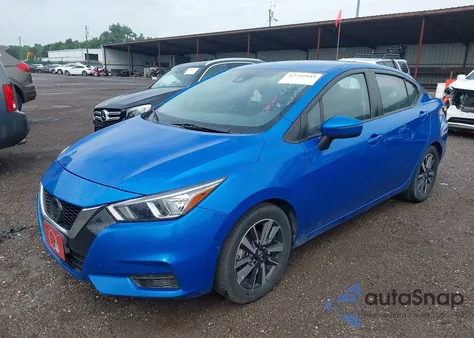 2021 Nissan Versa Sv Xtronic Cvt z USA, uszkodzony, nr VIN 3N1CN8EV2ML872158